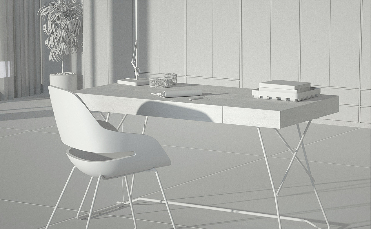 椅子/家具/家居渲染 三维建模渲染图5