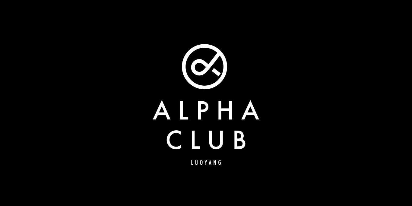 alpha club夜店品牌LOGO设计图0