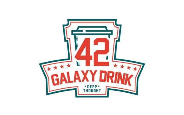 42飲品品牌海報設計