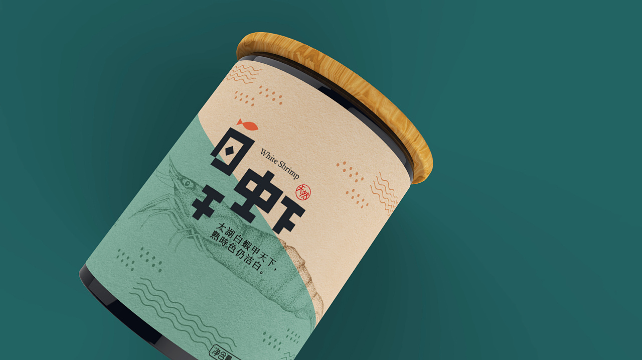太湖魚干罐頭包裝設計圖4