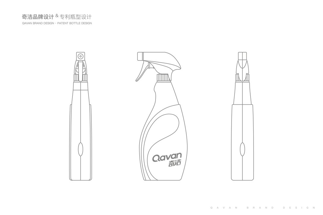 奇洁洗衣液专利瓶型包装设计图16