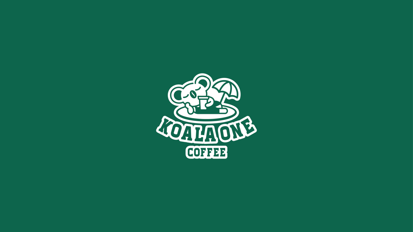 KOALA ONE咖啡馆LOGO设计中标图1