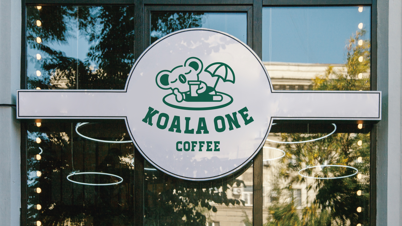 KOALA ONE咖啡馆LOGO设计中标图11