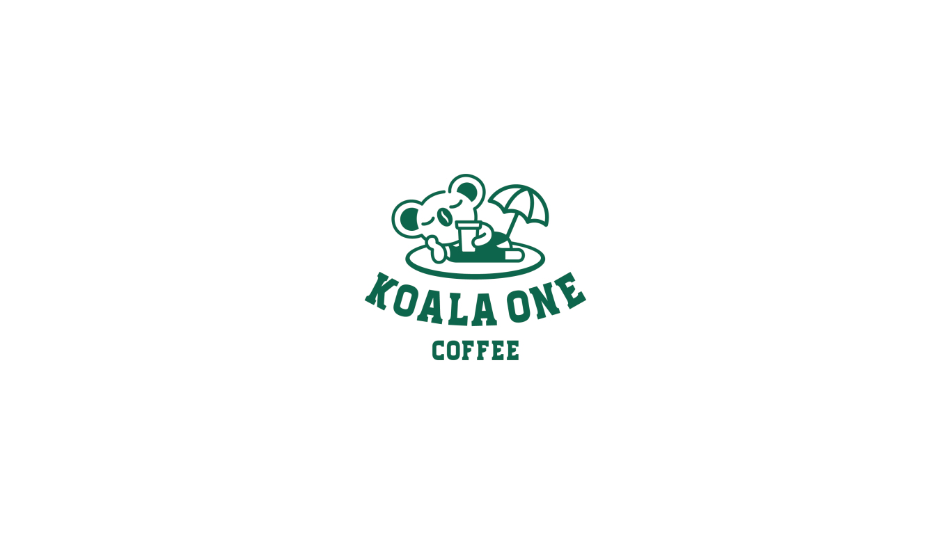 KOALA ONE咖啡馆LOGO设计中标图0