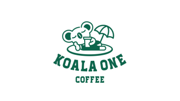 KOALA ONE咖啡馆LOGO设计