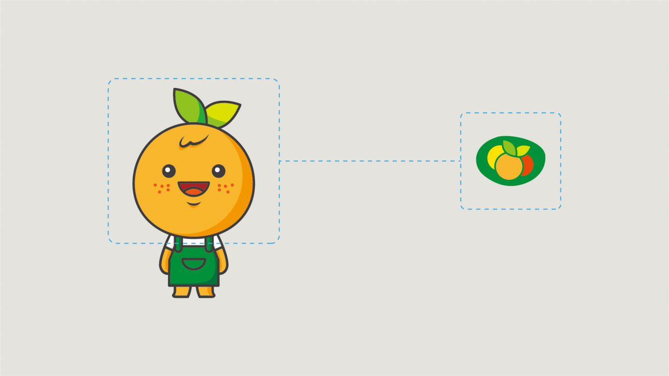 水果品牌吉祥物设计图1