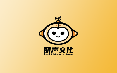 丽声文化LOGO 文化传播类logo设计