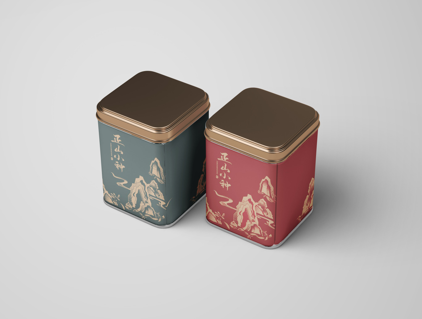 正山小種紅茶-茶葉包裝設計圖2