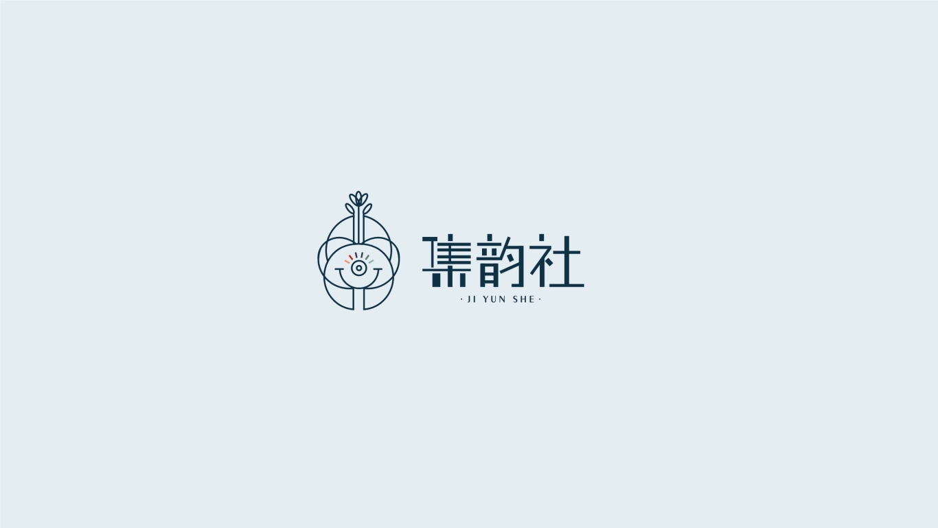 集韵社-品牌LOGO标志设计图2