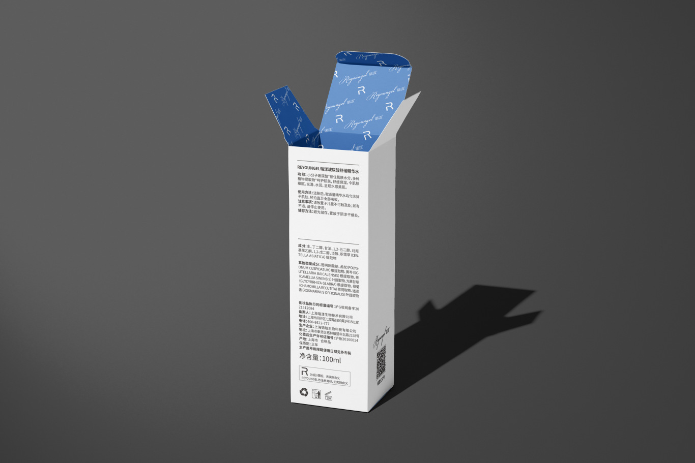 瑞漾玻尿酸精华水的包装设计项目图14