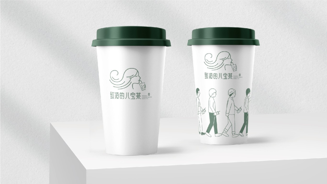 奶茶店logo設計圖6
