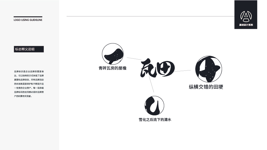 瓦田清酒品牌标志图1