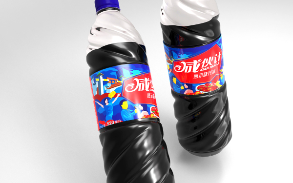 武漢本地沙士飲料包裝設計