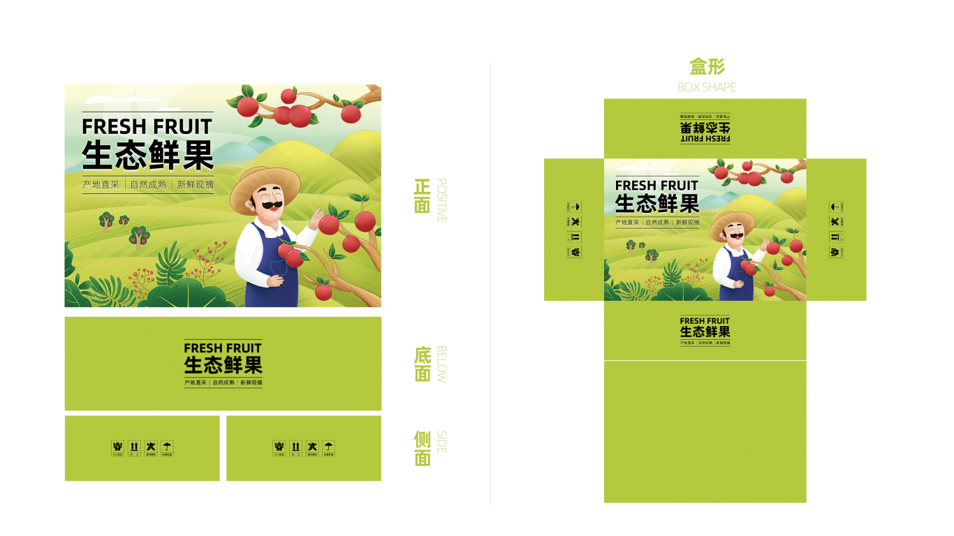 生态鲜果包装设计图3