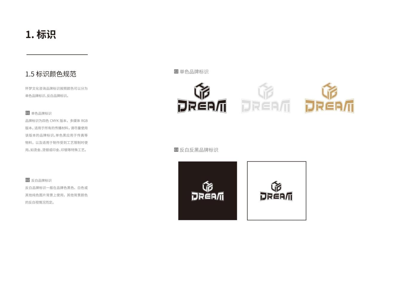 湖南怀梦街舞培新机构logo设计vi系统图6