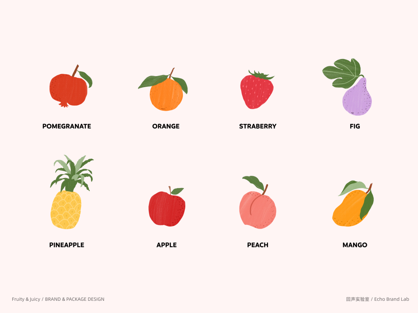 Fruity&Juicy果汁品牌与包装设计图1