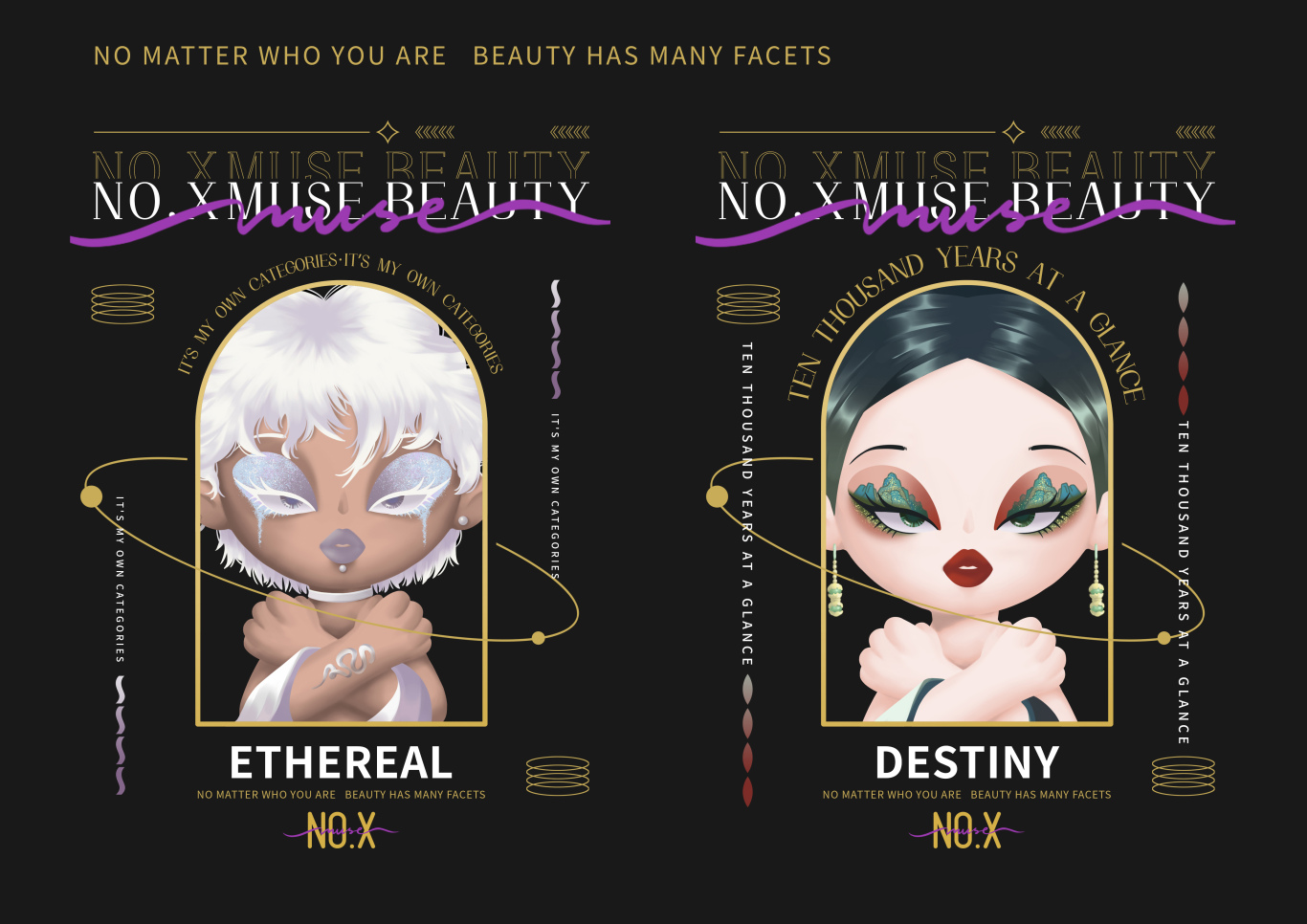 NO.X muse--美妝品牌全案設計圖49