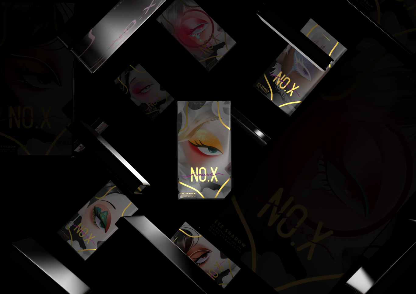 NO.X muse--美妝品牌全案設計圖19
