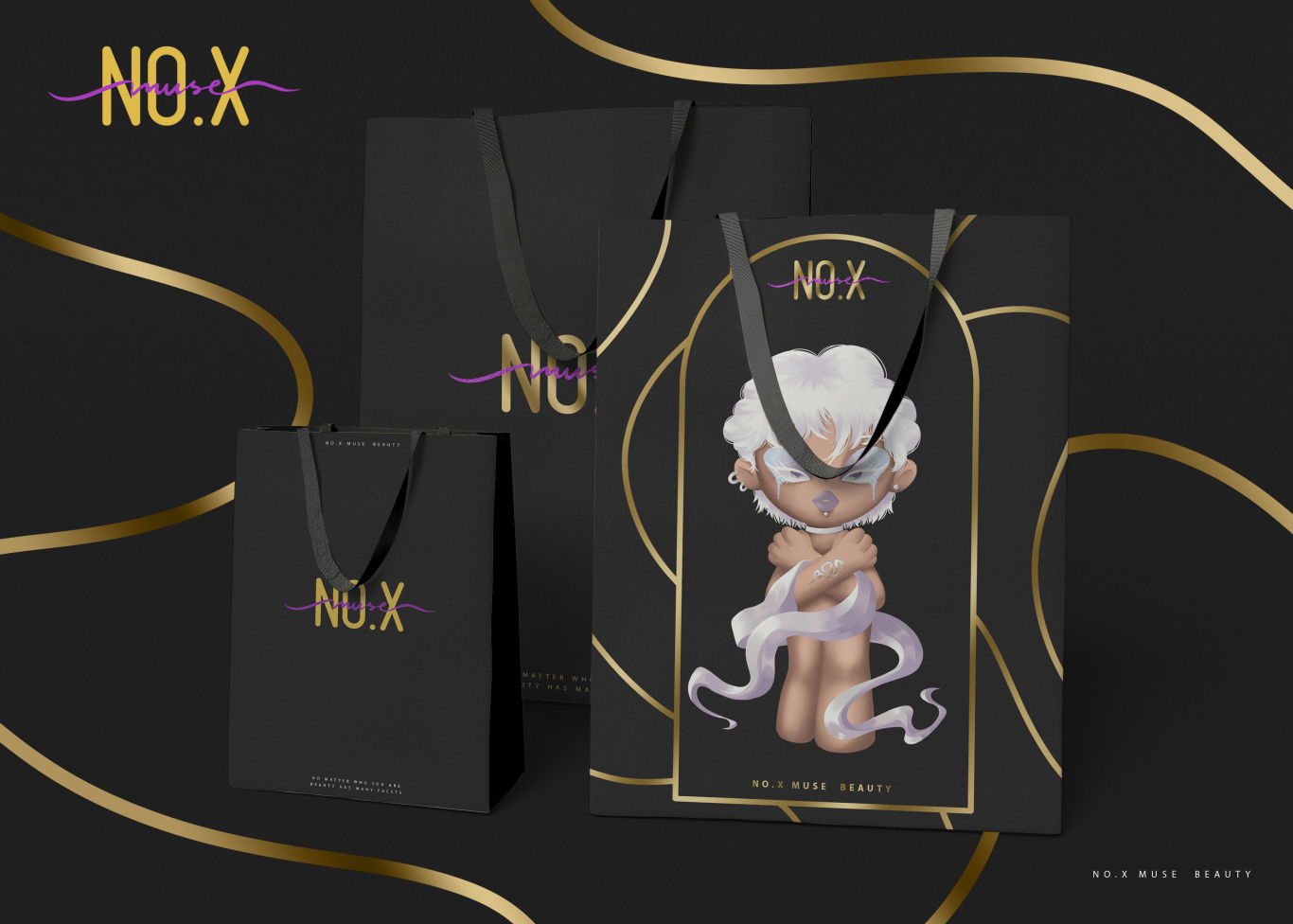 NO.X muse--美妝品牌全案設計圖44