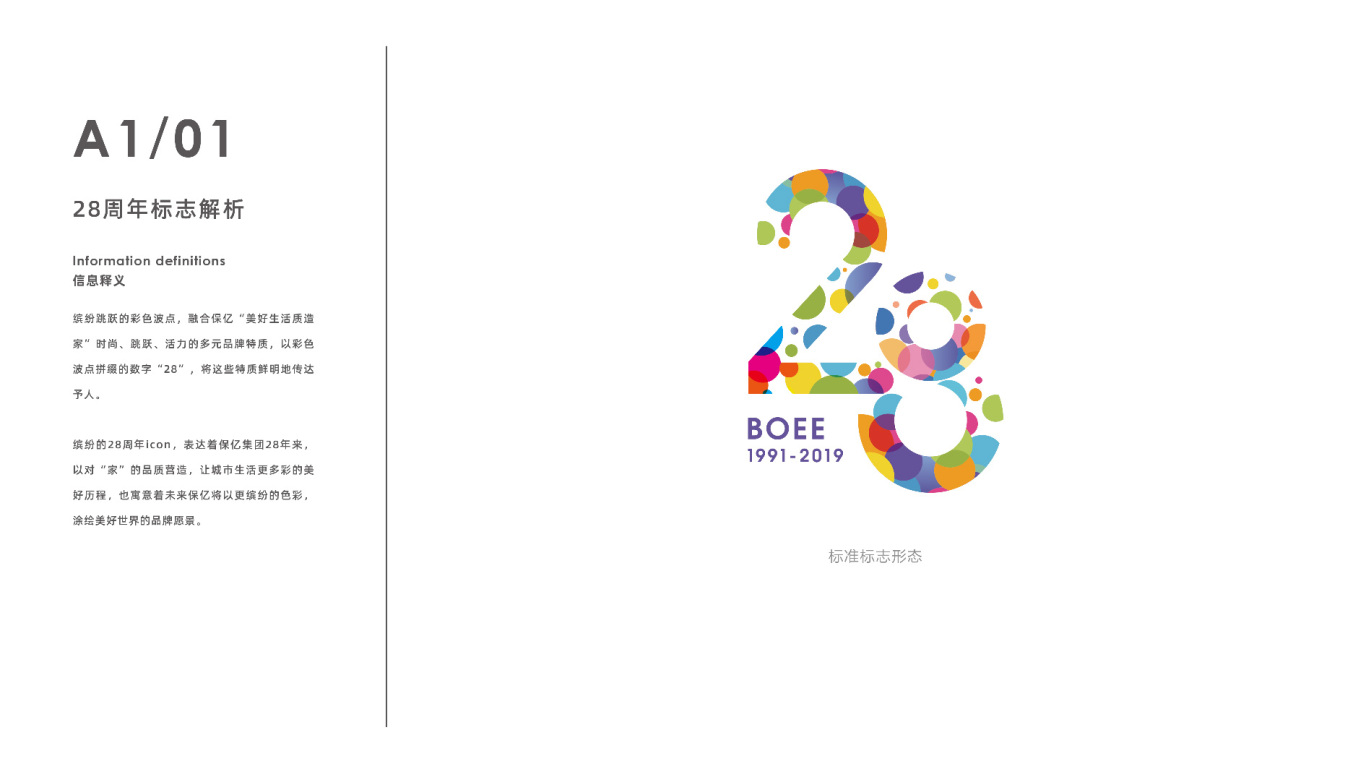 保亿集团28周年品牌VI视觉标准手册图1