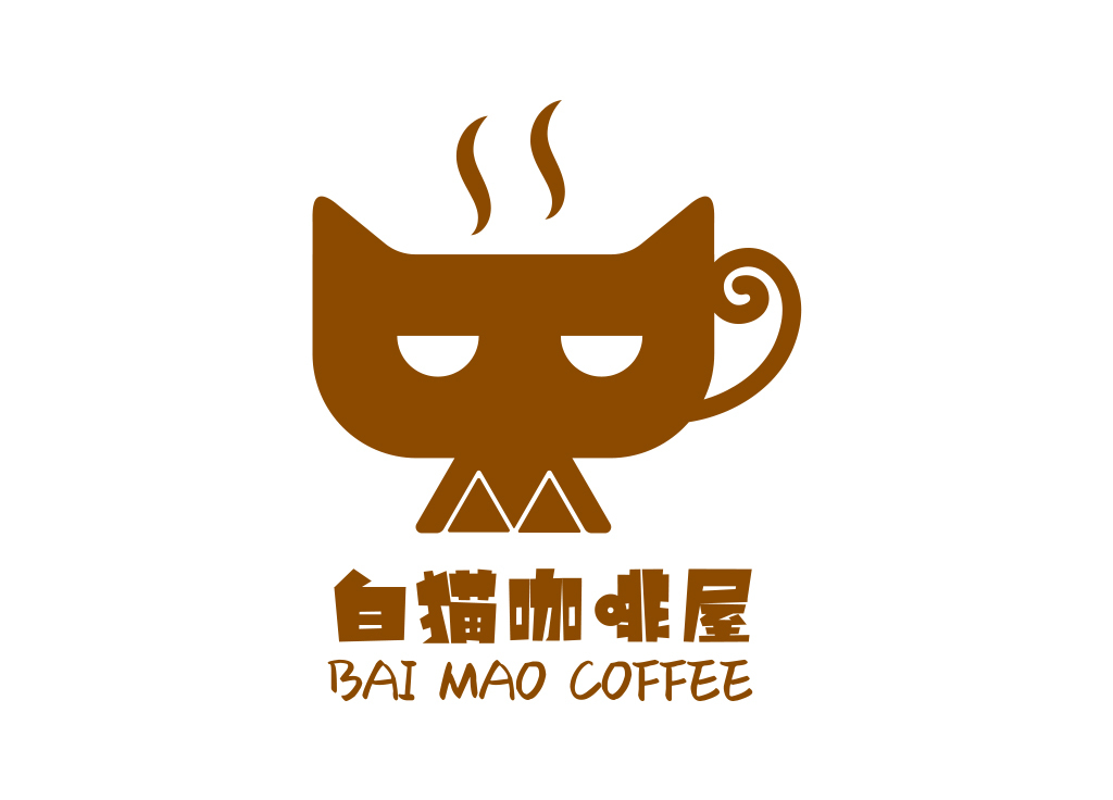 白猫咖啡logo图3