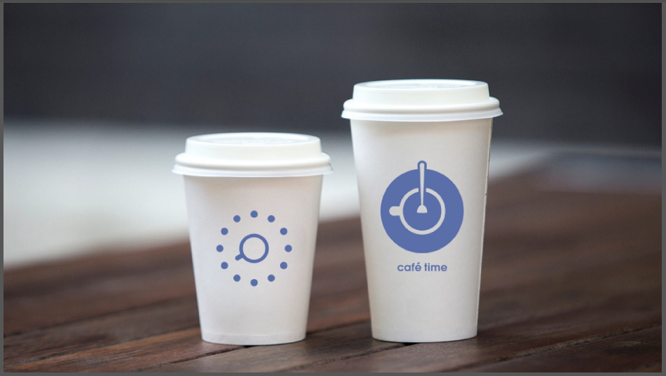 咖啡店 cafe time logo設計圖3