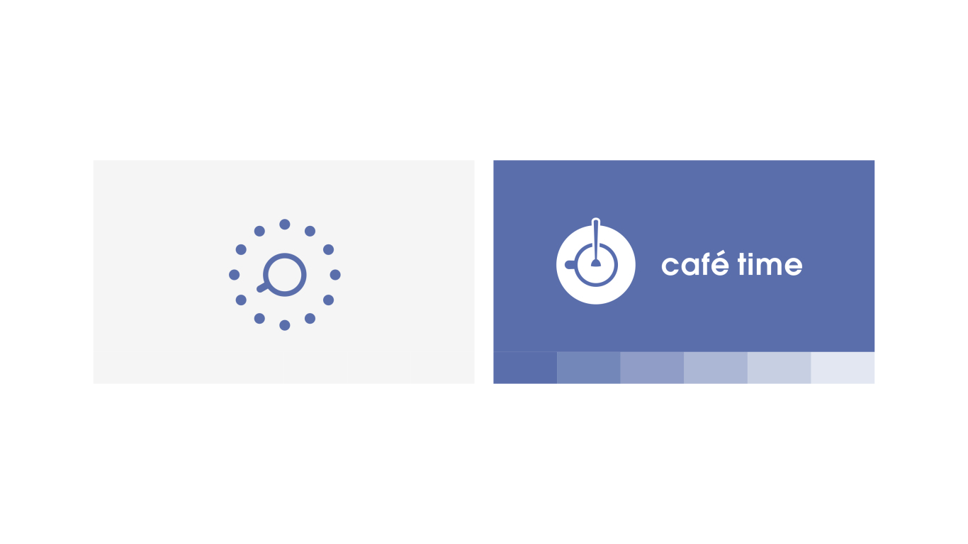 咖啡店 cafe time logo设计图2