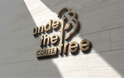 在樹下咖啡logo設計方案2