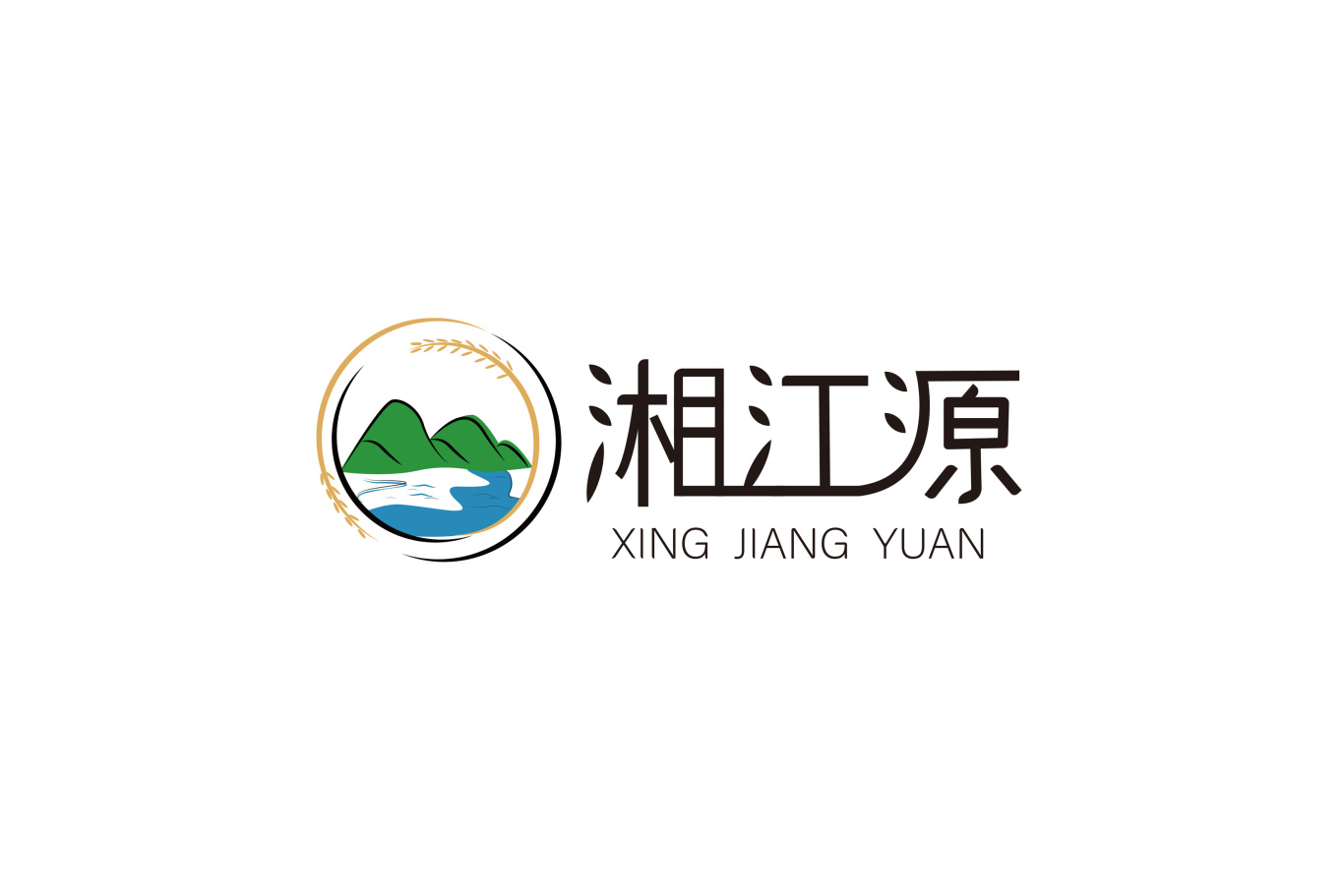湘江源食品行业logo设计图0