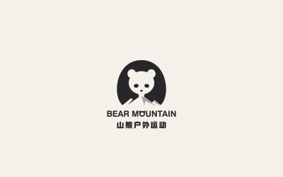 山熊戶外運動logo方案