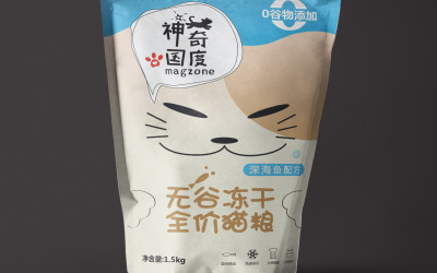宠物猫粮包装袋设计