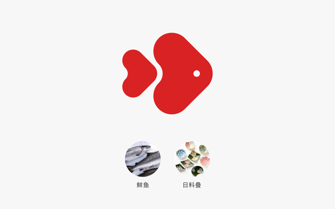 鱼潮料理logo设计图2
