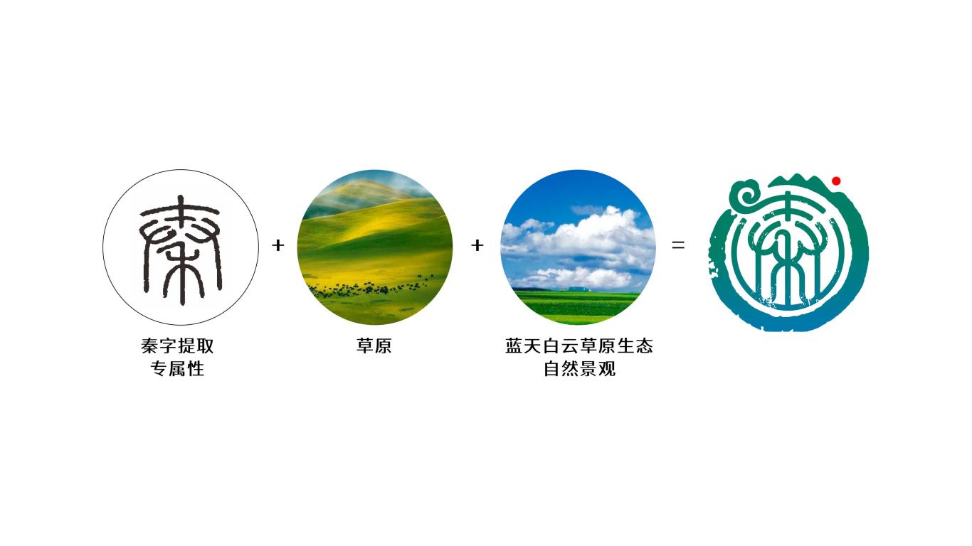 秦风园旅游品牌LOGO设计中标图2