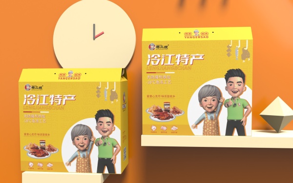杨二嫂食品包装盒设计