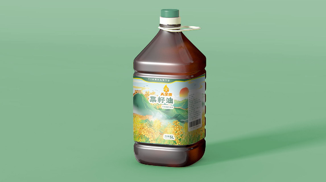 茶油插画包装设计图0