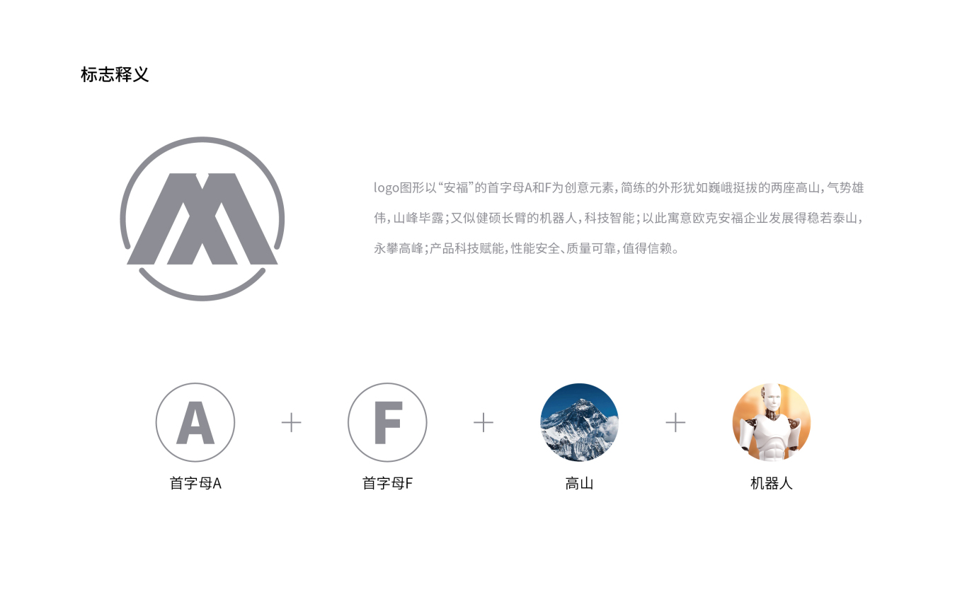歐克安福-科技行業-品牌形象logo設計圖1