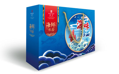 華邑酒店海鮮禮盒設計