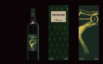 Frodoer酒瓶酒标设计