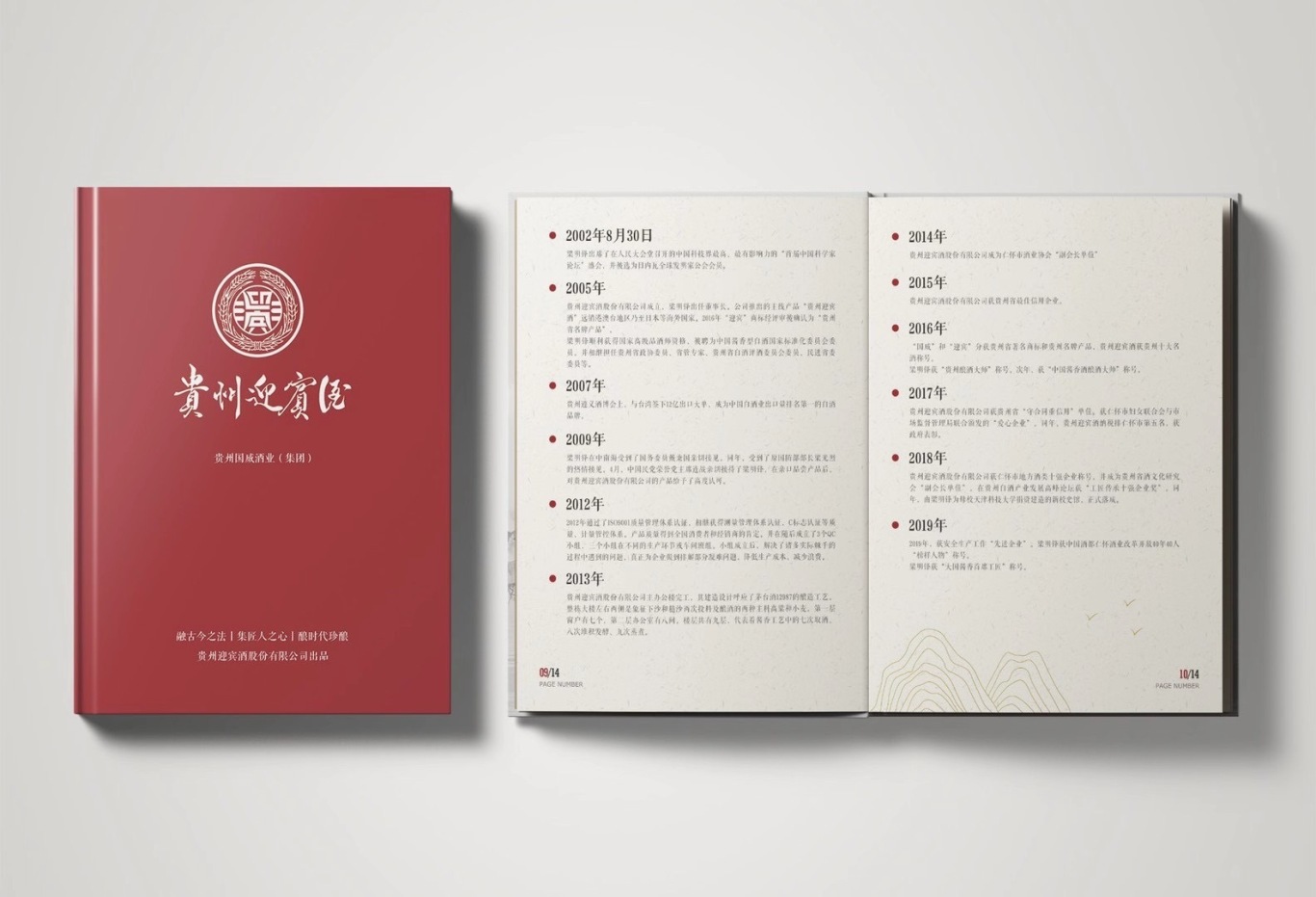贵州迎宾酒丨白酒类画册设计图4