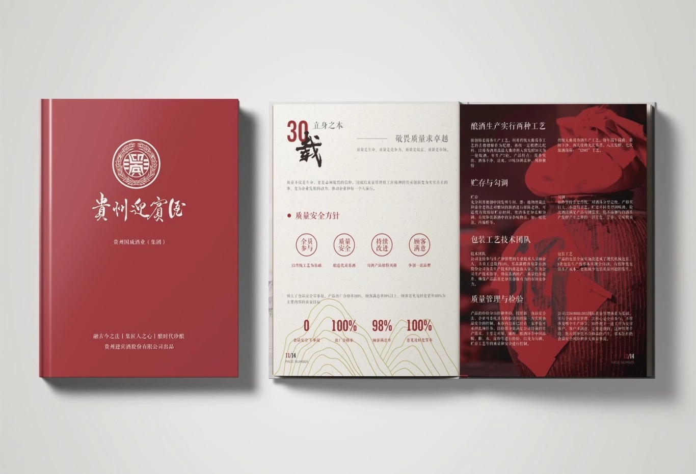 贵州迎宾酒丨白酒类画册设计图5