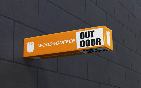 wood&coffeelogodesign