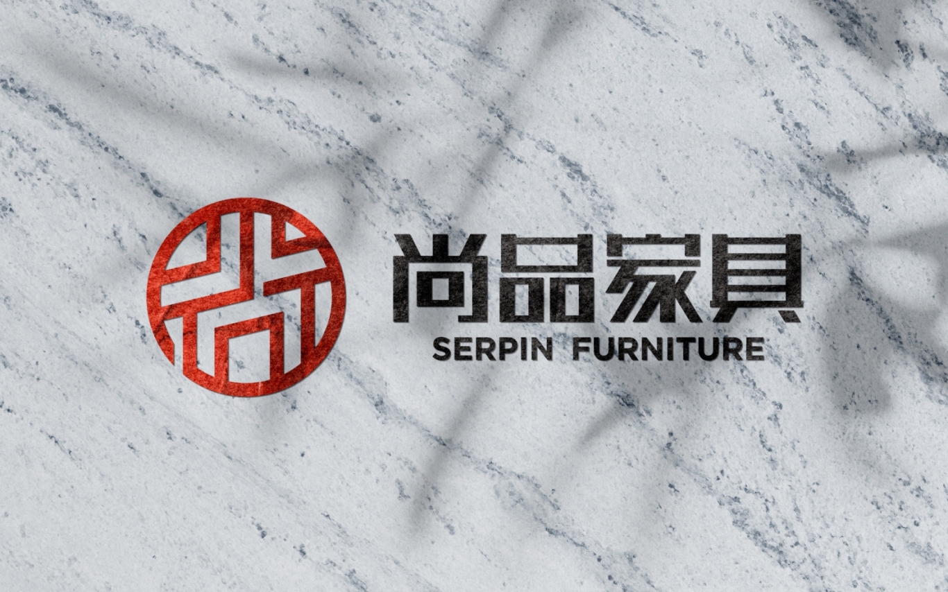 尚品中式家具logo设计图9