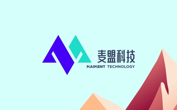 麥萌科技logo設計