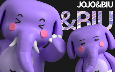 親子型IP形象案例 | JOJO&BIU