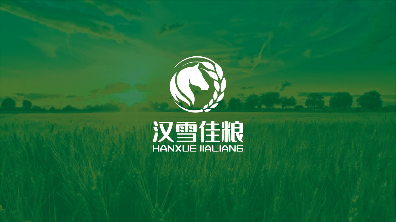 汉雪佳粮农业品牌LOGO设计中标图2