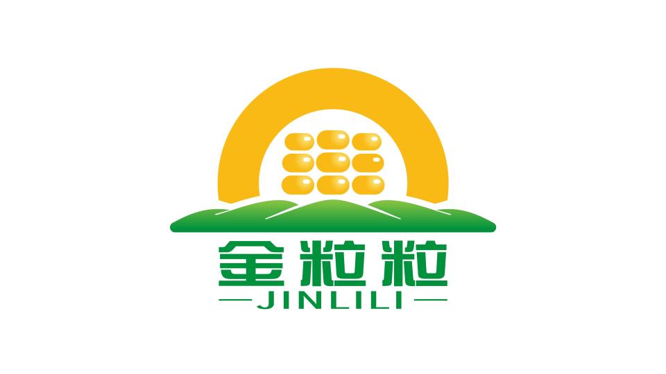 金粒粒農(nóng)業(yè)類LOGO設(shè)計(jì)