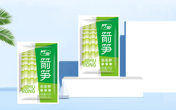 食品品牌系列包装设计竹笋包装设计