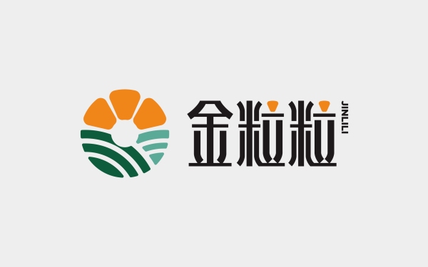 金粒农业logo设计