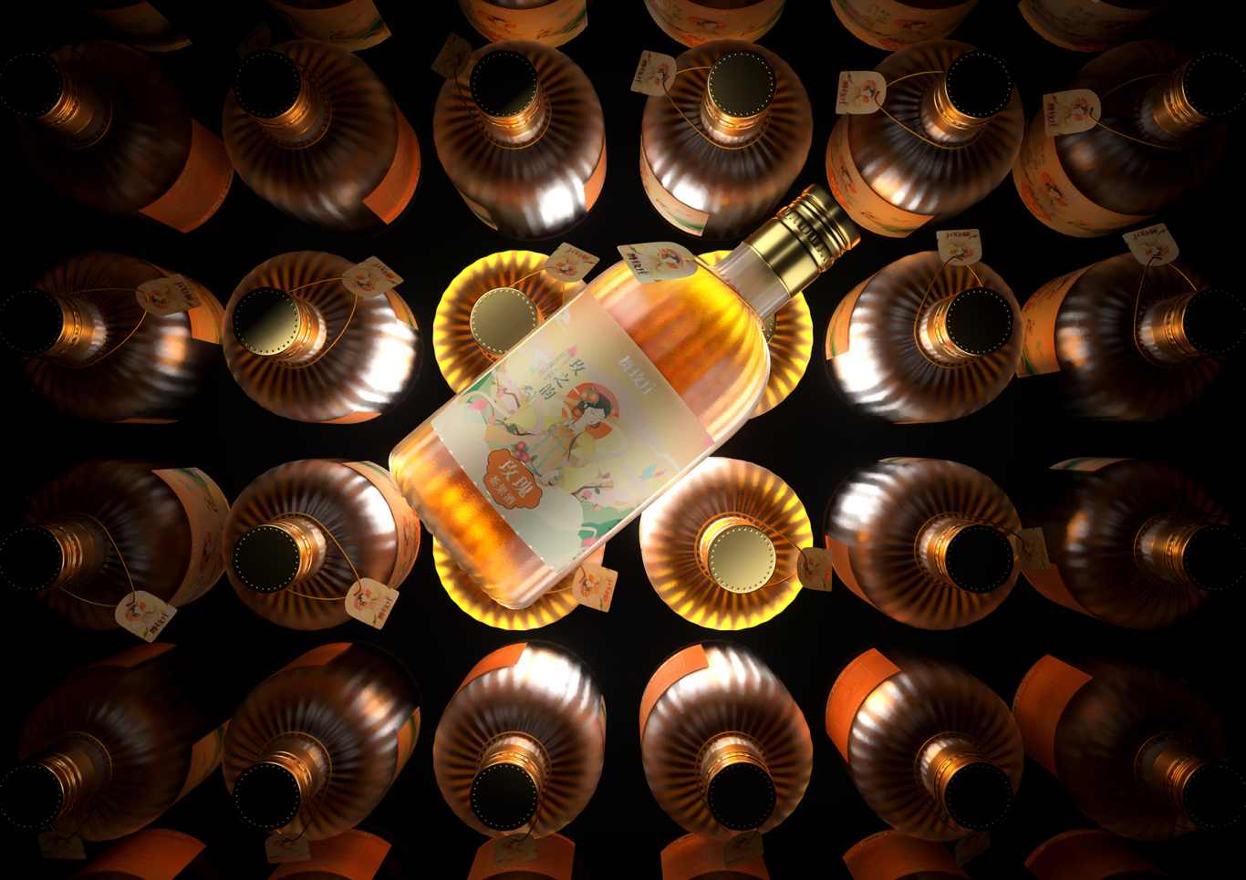 舞玫莊-果酒系列產品包裝設計圖12