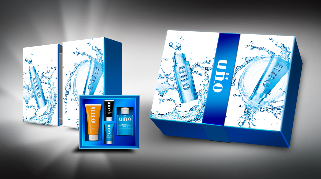 泊美、UNO、水之印化妆品礼盒设计图3